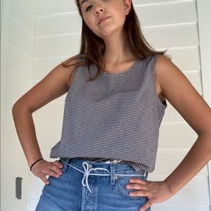 Lane Bryant gingham tank